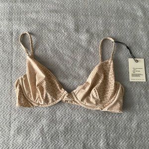 NWT Acacia Swimwear Manhattan light snake top XL